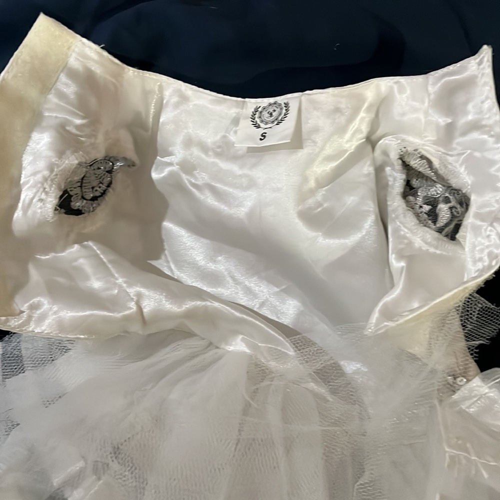 Wedding dress for small dog - Picture 3 of 3